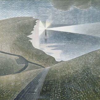 Beachy Head by Eric Ravilious. Vintage English Landscape,  Poster Print